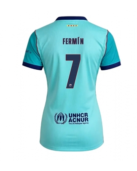 Barcelona Fermin Lopez #7 Maglia Gara Terza Repliche 2026-27 Donna Maniche Corte Barcelona Fermin Lopez #7 Maglia Gara Terza Repliche 2026-27 Donna Maniche Corte